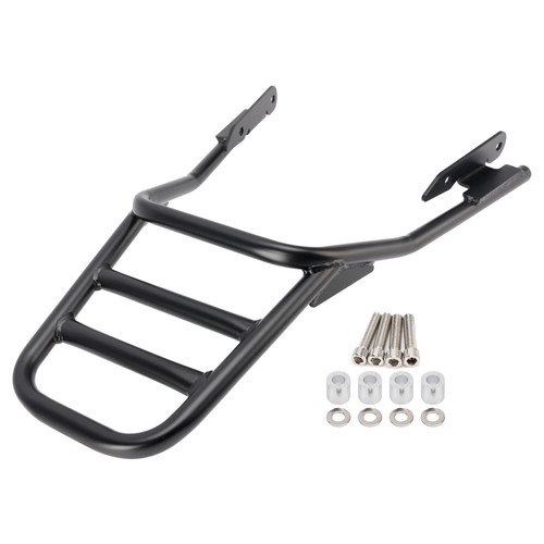 2021-2025 Trident 660 Rear Luggage Rack Carrier with Passenger Grab Bar Black Generic