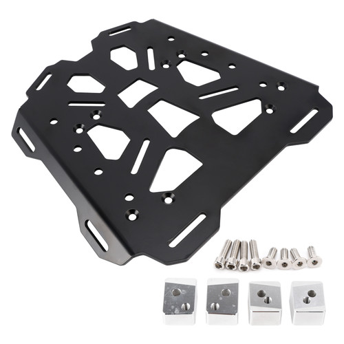 2022-2025 Ducati Multistrada V4 Aluminum Top Rack Luggage Carrier Plate Black Generic