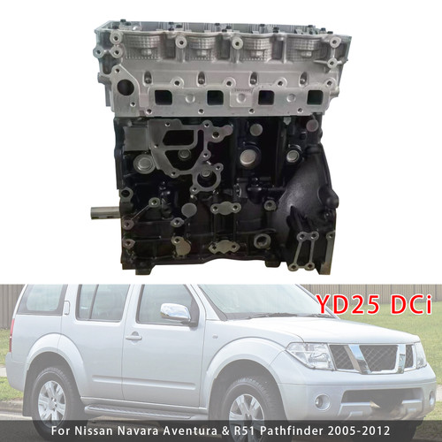 2005-2012 Nissan Navara Aventura & R51 Pathfinder Long Engine Block YD25 DCi Brand New Generic
