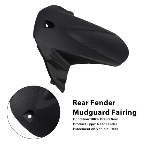 2011-2025 Suzuki GSX-R600 / GSX-R750 Rear Fender Mudguard Fairing Black Generic