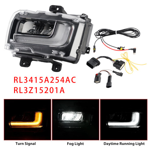 2024-2025 Ford F150 Left LED Front Fog Light Lamp RL3415A254AC RL3Z15201A Generic