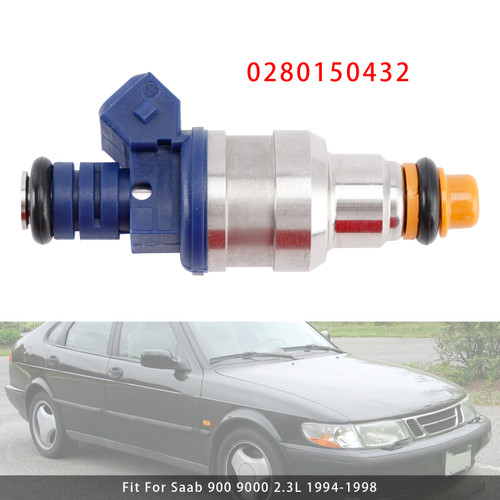 1994-1998 Saab 900 9000 2.3L 1Pcs Fuel Injector 0280150432 Generic