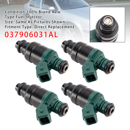 2000-2010 Skoda Octavia I 4Pcs Fuel Injector 037906031AL 037906031AA Generic