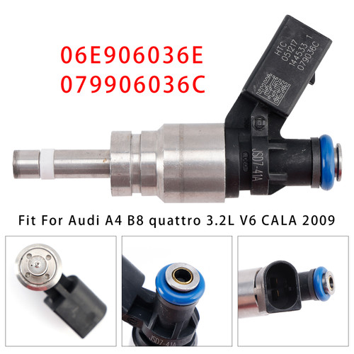 2005-2012 Audi A4 A5 A6 Q5 S6 S8 3.2L V6 1Pcs Fuel Injector 06E906036E 079906036C Generic