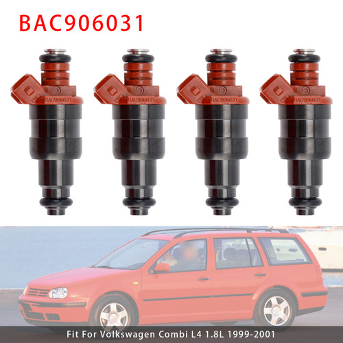 1991-1997 VW Golf III 1H1 1.8 4Pcs Fuel Injector BAC906031 Generic