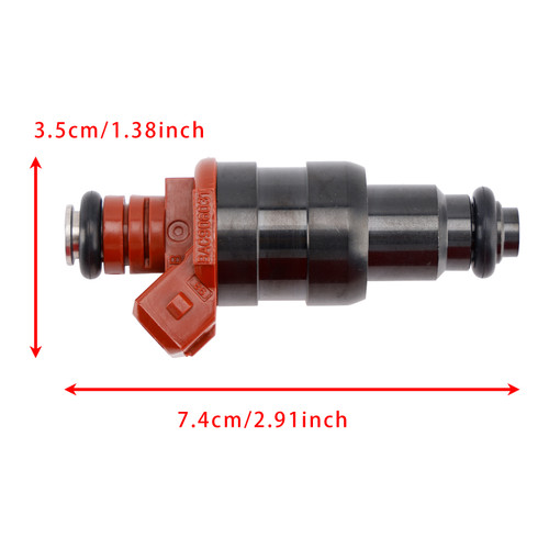 1993-2005 Volkswagen Combi Derby Jetta Panel Van L4 1.8L 4Pcs Fuel Injector BAC906031 Generic