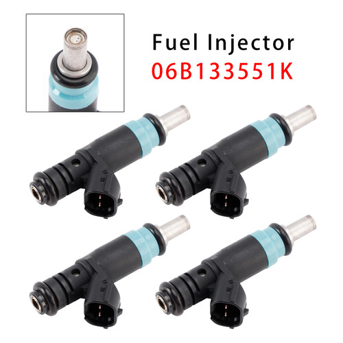 Audi VW A4 B6 B7 A6 C5 Passat B5 3B 1.6 2.0 4Pcs Fuel Injector 06B133551K Generic