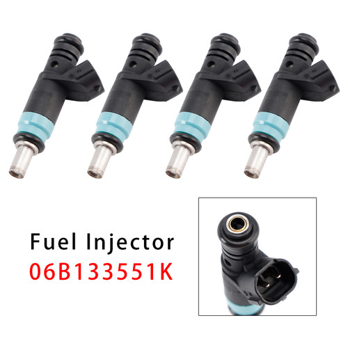 Audi VW A4 B6 B7 A6 C5 Passat B5 3B 1.6 2.0 4Pcs Fuel Injector 06B133551K Generic