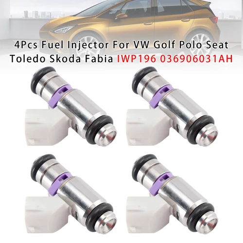 4Pcs Fuel Injector For VW Golf Polo Seat Toledo Skoda Fabia IWP196 036906031AH