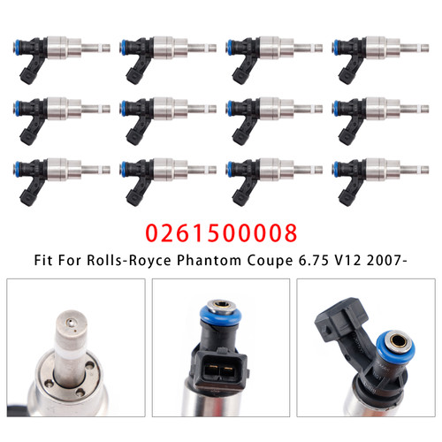 2002-2008 BMW 7(E65/E66)760I 760IL 12Pcs Fuel Injector 0261500008 FJ742 Generic
