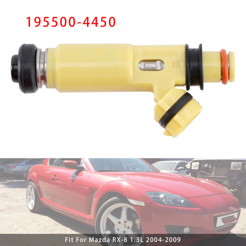 2004-2009 Mazda RX-8 1.3L 1Pcs Fuel Injector 195500-4450 Generic