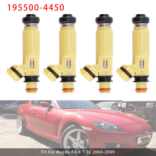 Mazda MX-5 MK II 4Pcs Fuel Injector 195500-4450 Generic