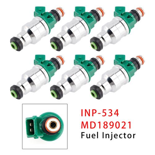 1994-1996 Mitsubishi Montero SR 3.5L V6 6Pcs Fuel Injector Generic
