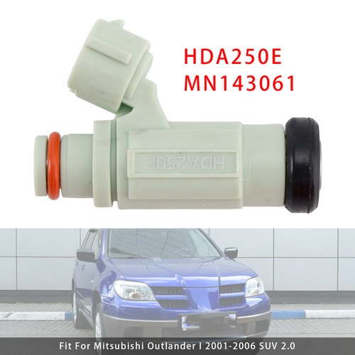 2001-2006 Mitsubishi Outlander I SUV 2.0 1Pcs Fuel Injector HDA250E MN143061 Generic