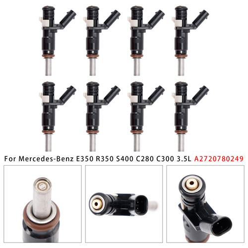 Mercedes-Benz E350 R350 S400 C280 C300 3.5L 8Pcs Fuel Injector A2720780249 Generic