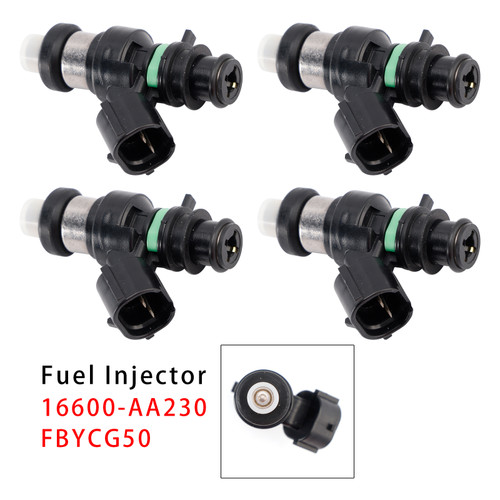 2005-2007 Subaru Forester Impreza 2.0L 4Pcs Fuel Injector 16600-AA230 FBYCG50 Generic