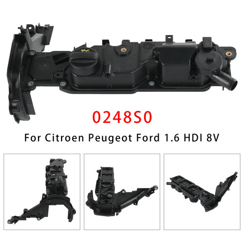 Citroen Peugeot Ford 1.6 HDI 8V Cylinder Head Cover & Gasket 0248S0 Generic
