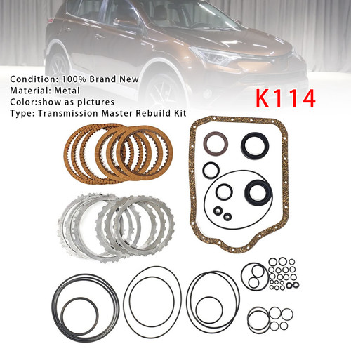 2014+ For Lexus NX200 /2.0L K114 CVT Transmission Master Rebuild Kit Generic
