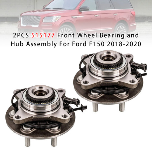 2018-2020 Ford F-150 4WD 2PCS Front Wheel Bearing and Hub Assembly 515177 Generic