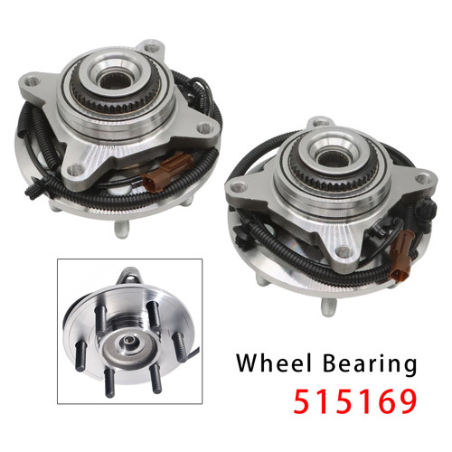 2015-2017 FORD F-150 2PCS Front Wheel Bearings and Hubs 515169 Generic