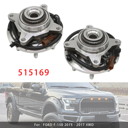 2015-2017 FORD F-150 2PCS Front Wheel Bearings and Hubs 515169 Generic