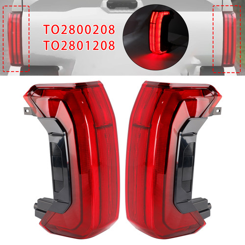 2022-2026 Toyota Tundra Left+Right LED Sequential Tail Lights Brake Lamps Generic