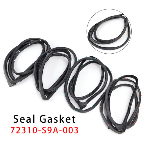 2002-2006 Honda CR-V 4PCS Weatherstrip Seal Gasket 72310-S9A-003 Generic