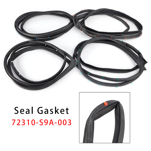 2002-2006 Honda CR-V 4PCS Weatherstrip Seal Gasket 72310-S9A-003 Generic