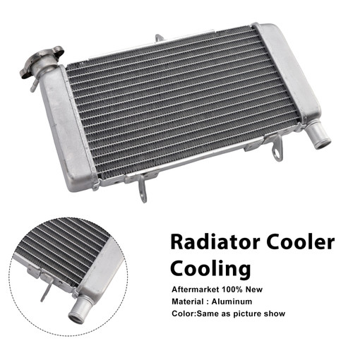 2013-2021 Honda CBR500R Aluminum Radiator Cooling Engine Cooler Silver Generic