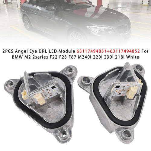 BMW F87 F22 F23 2PCS Angel Eye DRL LED Module 63117494851 63117494852 Generic