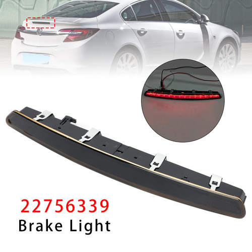 2013-2017 Vauxhall/Opel Insignia A Mk1 Rear High Mount Stop Light Lamp 22756339 Black Generic