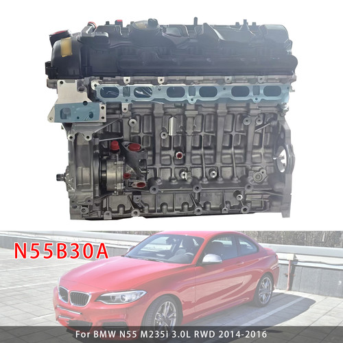 2014-2016 BMW N55 M235i 3.0L RWD Brand New Engine Motor Assembly N55B30A Generic