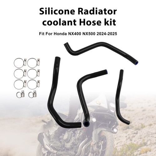 2024-2025 Honda CB500 Hornet Silicone Radiator coolant Hose Black Generic