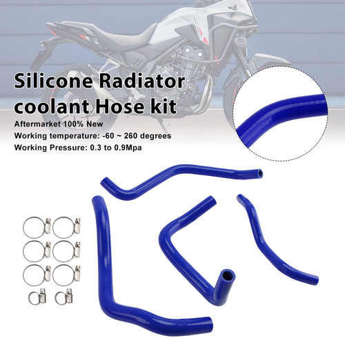 2013-2024 Honda CB500F/X/R Silicone Radiator coolant Hose Blue Generic