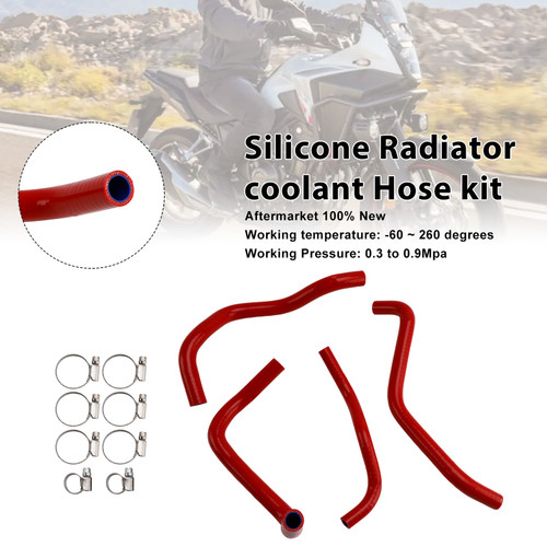 2013-2024 Honda CB500F/X/R Silicone Radiator coolant Hose Red Generic