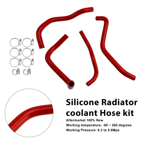 2024-2025 Honda CB500 Hornet Silicone Radiator coolant Hose Red Generic