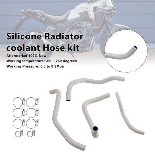 2013-2024 Honda CB500F/X/R Silicone Radiator coolant Hose White Generic