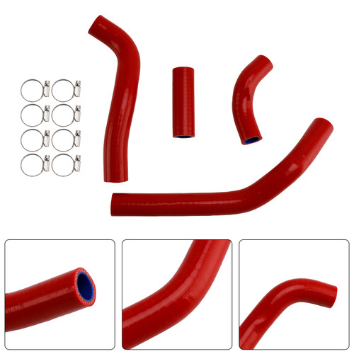 2021-2025 Honda CRF450R/ RX/ RWE Silicone Radiator coolant Hose kit Red Generic