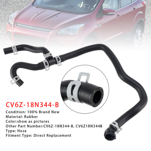 2013-2016 Ford Escape Heater Water Engine Coolant Hose CV6Z-18N344-B Generic