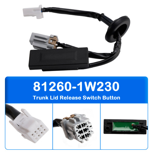 2011-2017 Kia Rio III Trunk Lid Release Switch Button 81260-1W230 Generic
