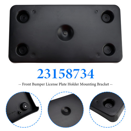 2015-2020 Cadillac Escalade/ Esv Front Bumper License Plate Holder Mounting Bracket Generic