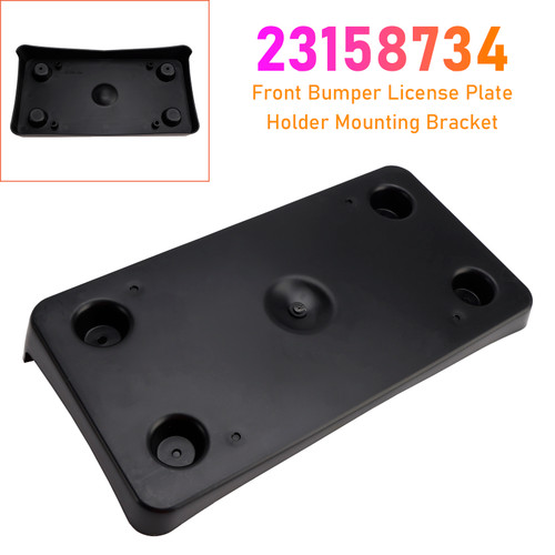 2015-2020 Cadillac Escalade/ Esv Front Bumper License Plate Holder Mounting Bracket Generic