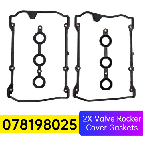 1995-2005 Audi A4/S4 2X Valve Rocker Cover Gaskets 078198025 Generic
