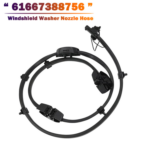 2015-2020 BMW 5 Series G30 F90 G31 G38 Windshield Washer Nozzle Hose 61667388756 Generic
