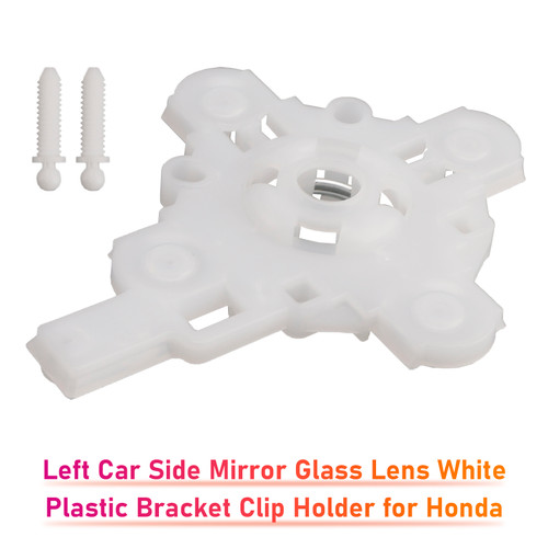 2018-2022 Honda Accord Left Car Side Mirror Glass Lens White Plastic Bracket Clip Holder Generic