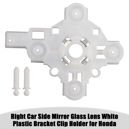 2017-2021 Honda CRV Right Car Side Mirror Glass Lens White Plastic Bracket Clip Holder Generic