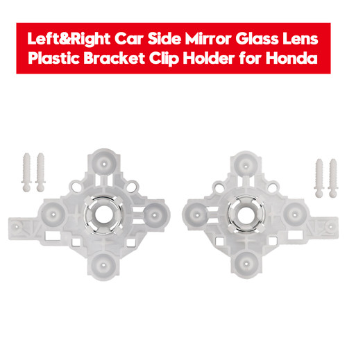 2016-2020 Honda 10th CIVIC Left&Right Car Side Mirror Glass Lens Plastic Bracket Clip Holder Generic