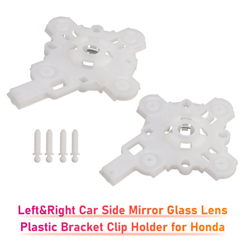 2018-2022 Honda Accord Left&Right Car Side Mirror Glass Lens Plastic Bracket Clip Holder Generic