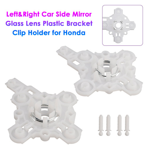 2017-2021 Honda CRV Left&Right Car Side Mirror Glass Lens Plastic Bracket Clip Holder Generic