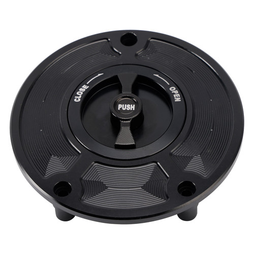 Honda CBR 600 1000 RR NC CB Quick Release Keyless Fuel Gas Cap 115mm Black Generic